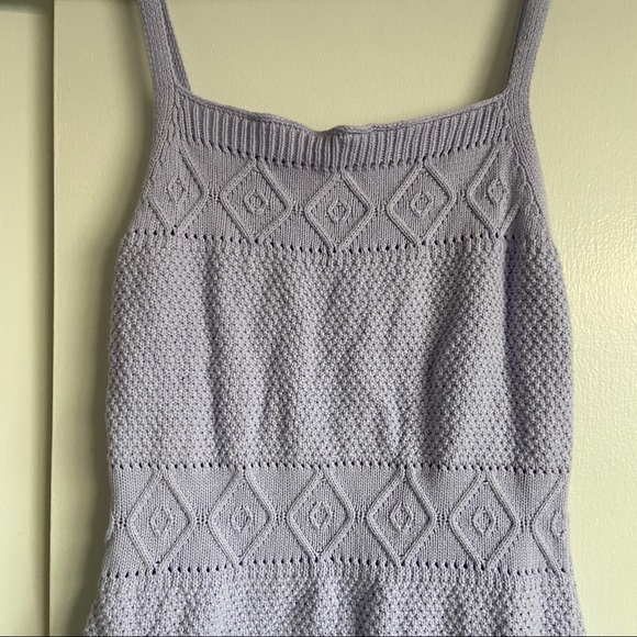 Lilac Knit Dress - Picture 5 of 8